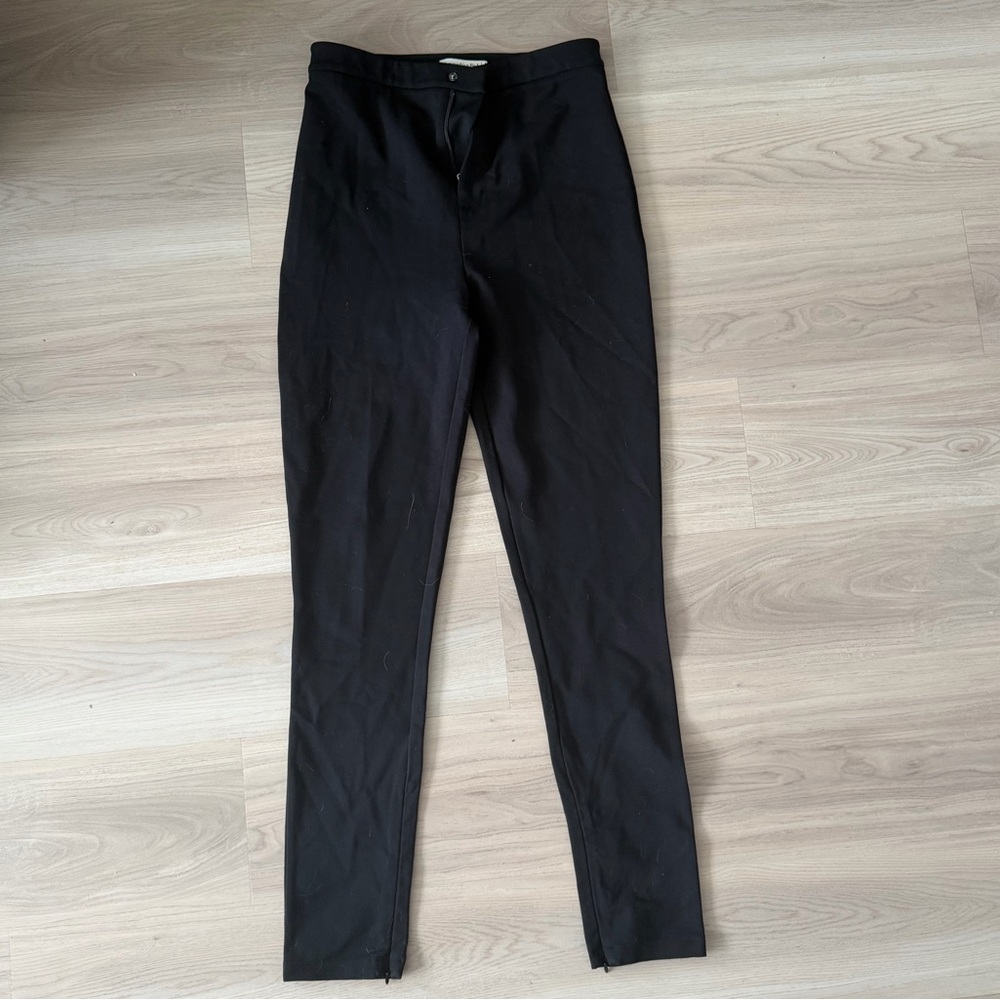Abercrombie & Fitch Black Ponte Slim Pants